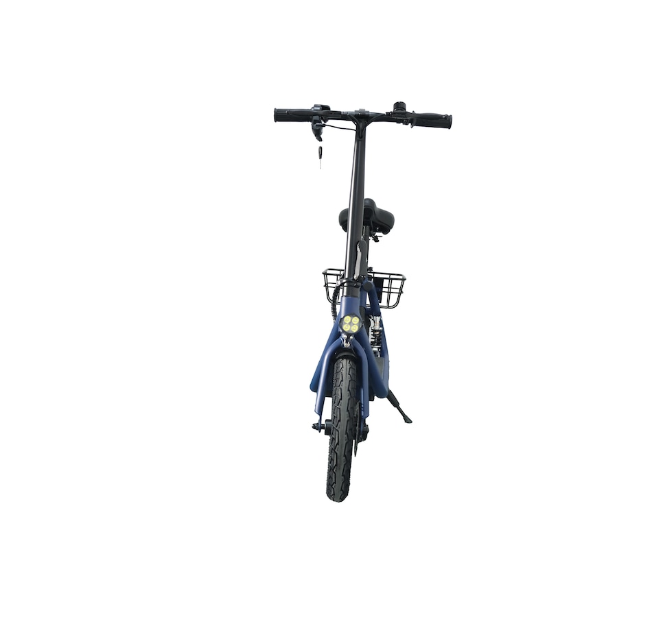 Image 717033_ALTMORE22.jpg, Product 717-033 / Price $999.99, Tony Little Delorean 450W Seated E-Scooter with Rear Basket Bundle from Tony Little on TSC.ca's Health & Fitness department