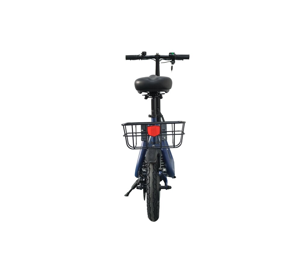 Image 717033_ALTMORE23.jpg, Product 717-033 / Price $999.99, Tony Little Delorean 450W Seated E-Scooter with Rear Basket Bundle from Tony Little on TSC.ca's Health & Fitness department