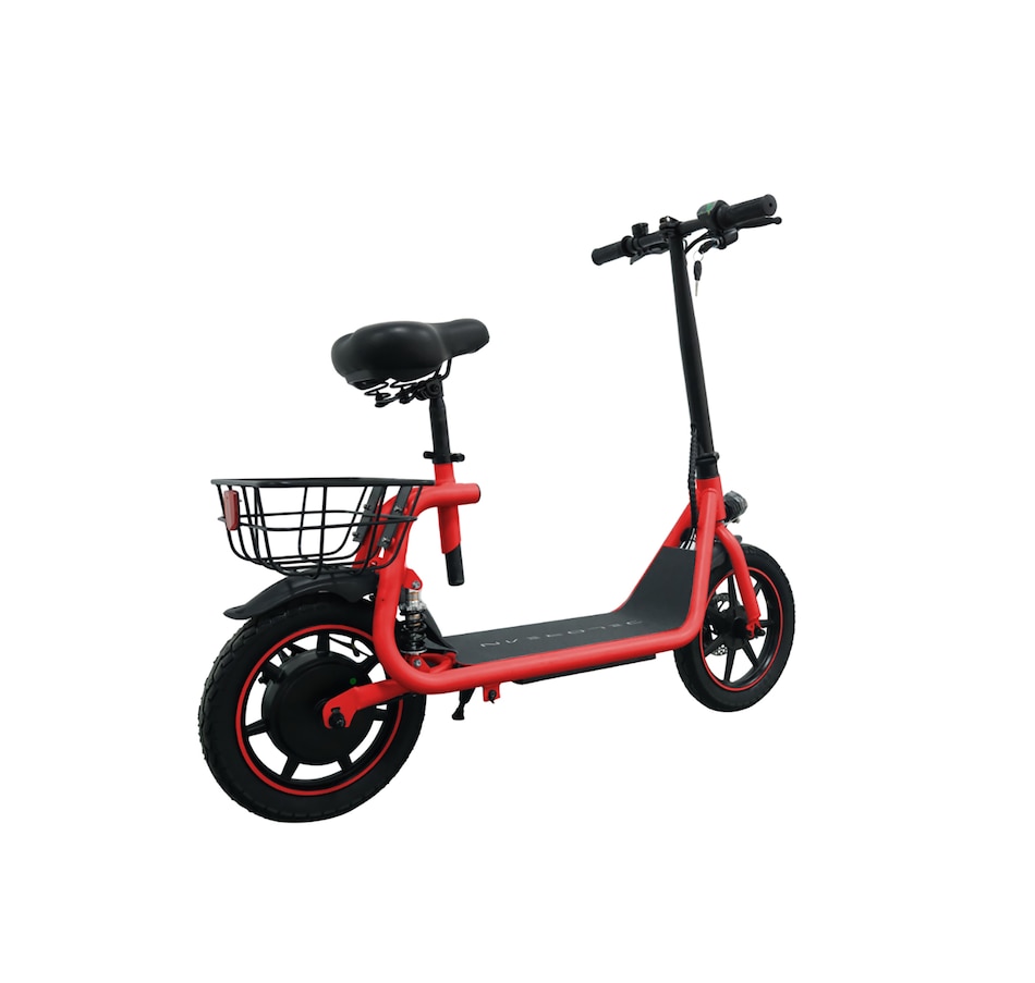 Image 717033_ALTMORE24.jpg, Product 717-033 / Price $999.99, Tony Little Delorean 450W Seated E-Scooter with Rear Basket Bundle from Tony Little on TSC.ca's Health & Fitness department