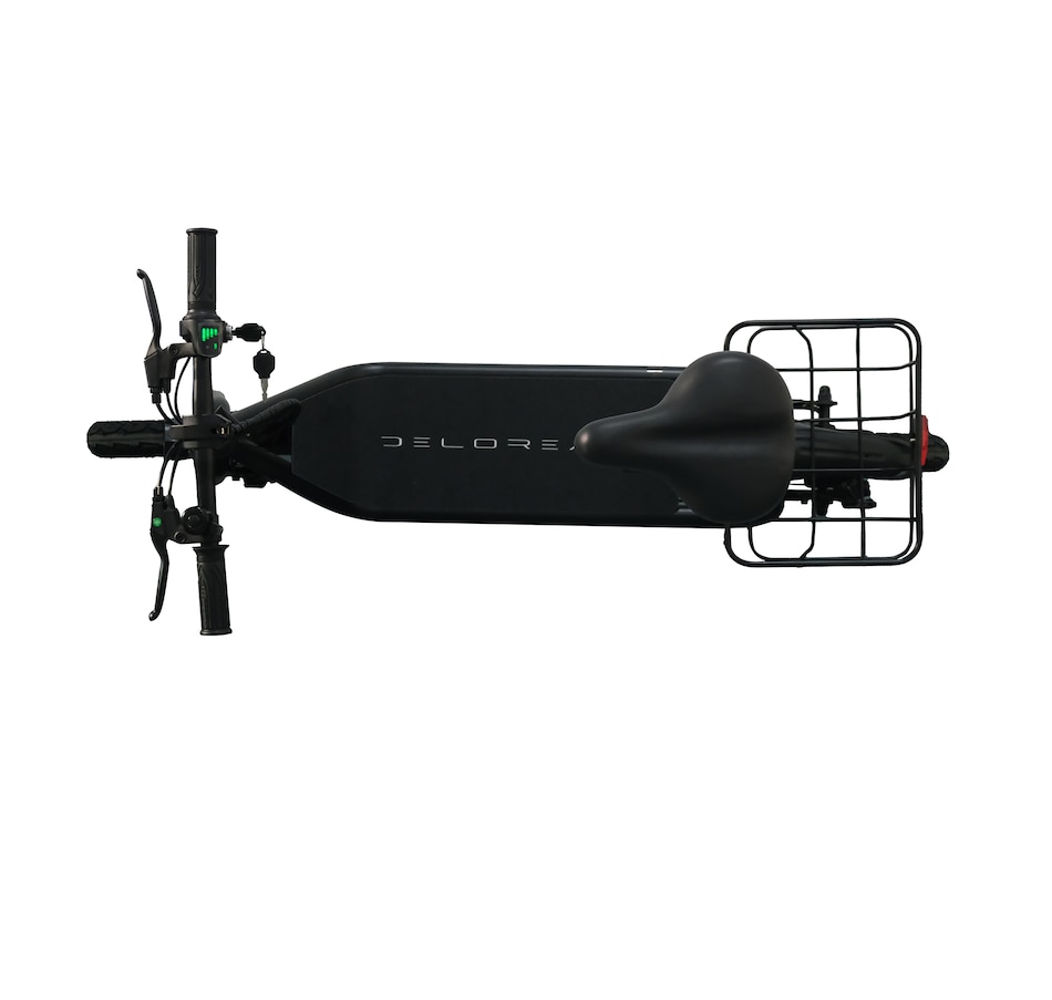 Image 717033_ALTMORE6.jpg, Product 717-033 / Price $999.99, Tony Little Delorean 450W Seated E-Scooter with Rear Basket Bundle from Tony Little on TSC.ca's Health & Fitness department