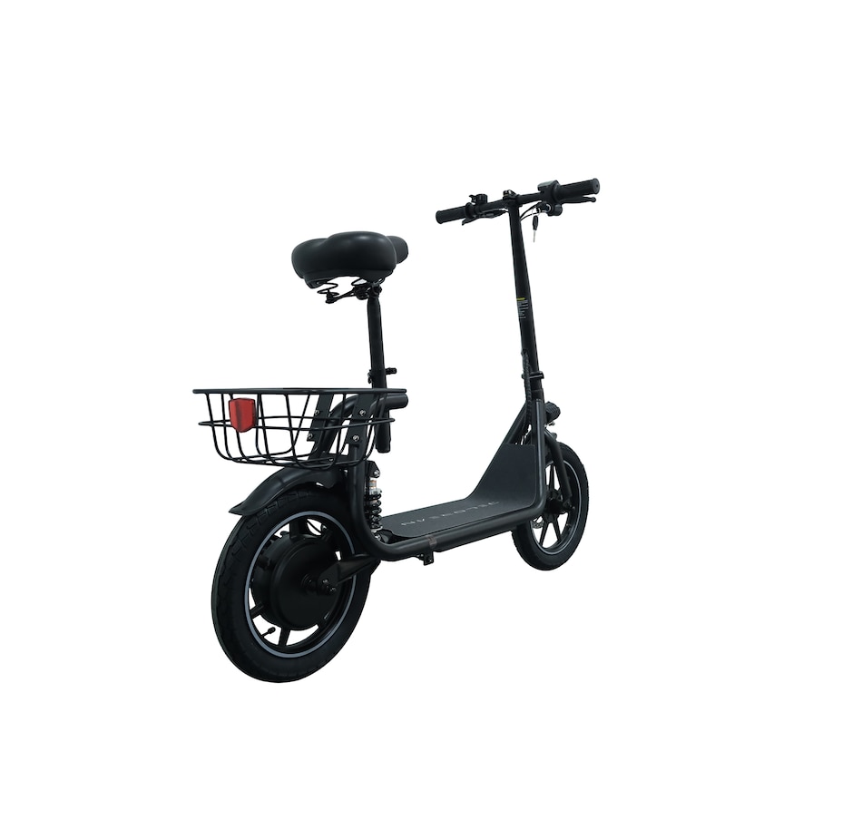 Image 717033_ALTMORE7.jpg, Product 717-033 / Price $999.99, Tony Little Delorean 450W Seated E-Scooter with Rear Basket Bundle from Tony Little on TSC.ca's Health & Fitness department