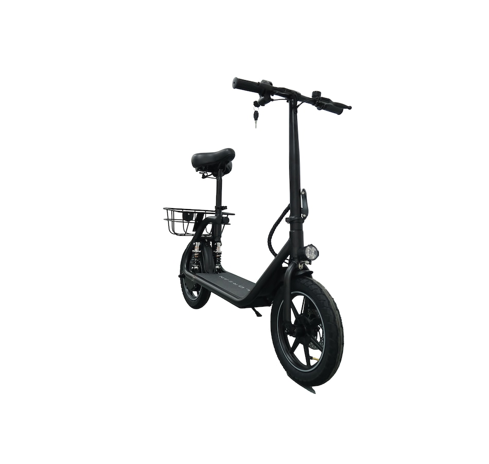 Image 717033_ALTMORE8.jpg, Product 717-033 / Price $999.99, Tony Little Delorean 450W Seated E-Scooter with Rear Basket Bundle from Tony Little on TSC.ca's Health & Fitness department