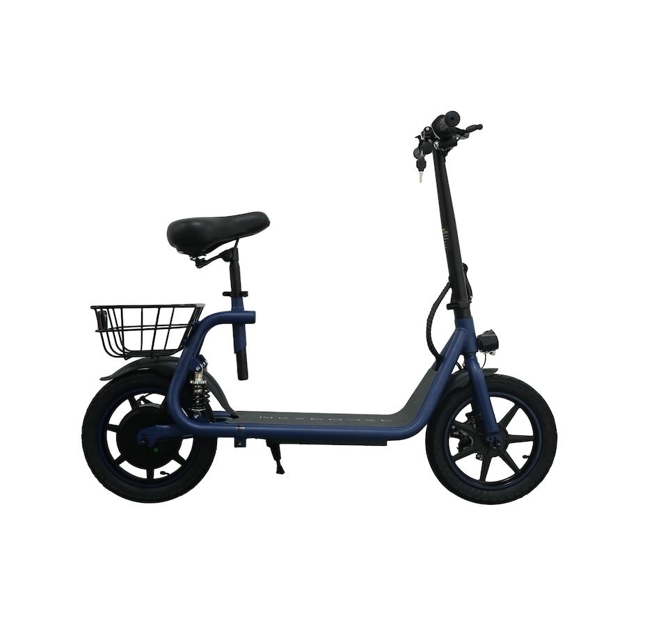 Image 717033_ALTMORE9.jpg, Product 717-033 / Price $999.99, Tony Little Delorean 450W Seated E-Scooter with Rear Basket Bundle from Tony Little on TSC.ca's Health & Fitness department