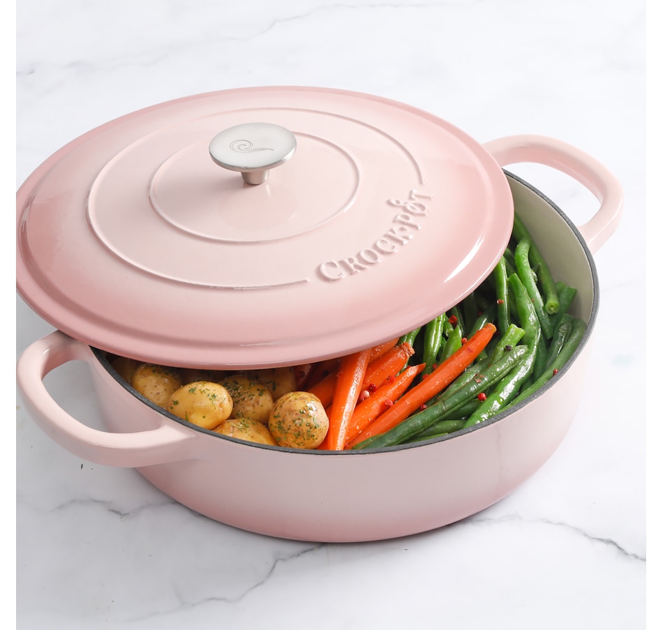 Image 717037_ALTMORE2.jpg, Product 717-037 / Price $149.99, Crock-Pot Artisan 5-Quart Enameled Cast Iron Braiser Pan with Lid, Round from Crock-Pot on TSC.ca's Kitchen department