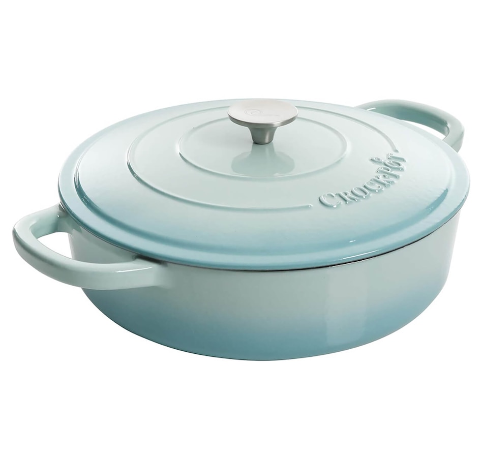 Image 717037_AQB.jpg, Product 717-037 / Price $149.99, Crock-Pot Artisan 5-Quart Enameled Cast Iron Braiser Pan with Lid, Round from Crock-Pot on TSC.ca's Kitchen department