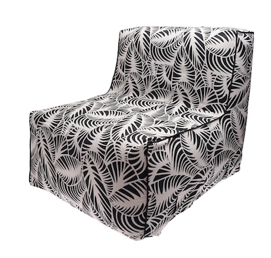 Millano Collection Outdoor Lounger Geo Black (10" x 7")
