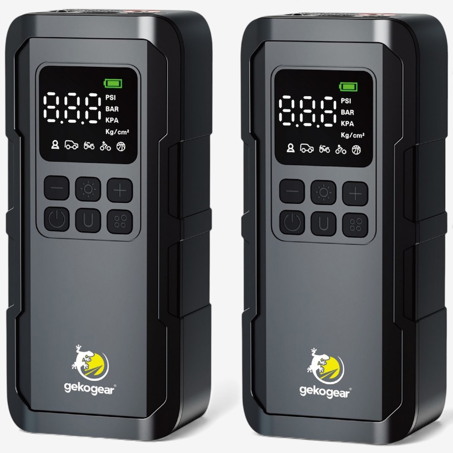 Image 717084.jpg, Product 717-084 / Price $169.98, GekoGear AirFlux 100 Portable Tire Inflator Air Compressor (set of 2) from MyGekoGear on TSC.ca's Home & Garden department
