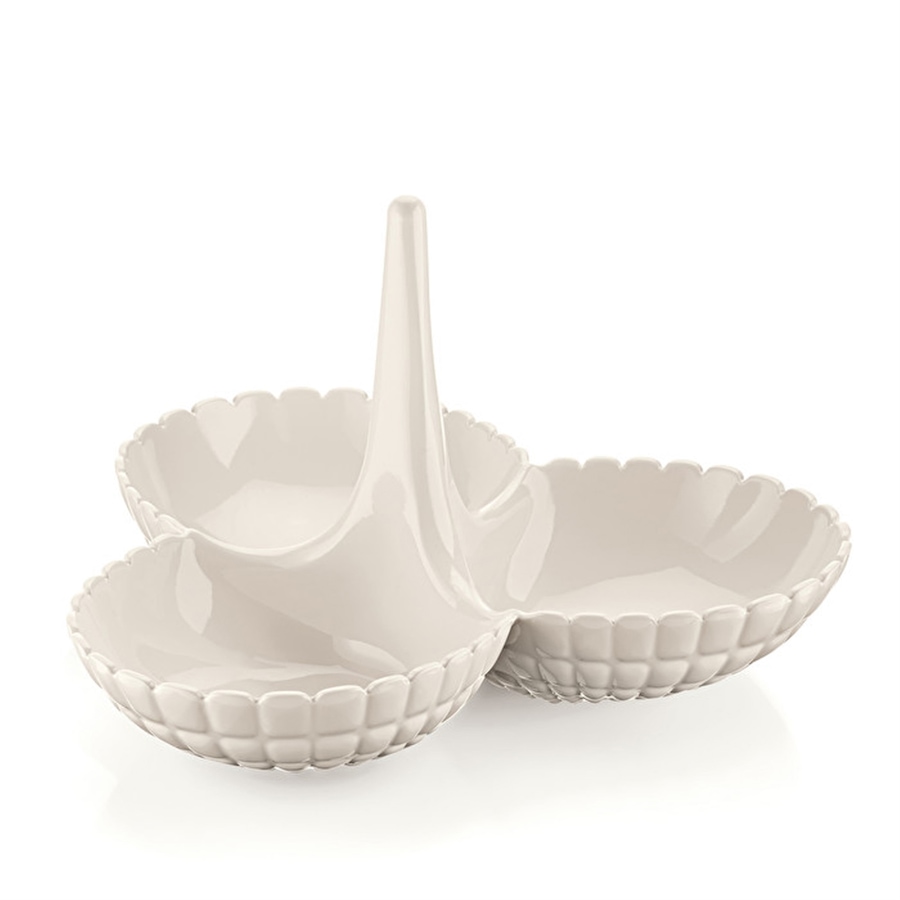 Image 717120_MKWHT.jpg, Product 717-120 / Price $31.50, Guzzini Tiffany Hors d'Oeuvres Dish from Guzzini on TSC.ca's Kitchen department