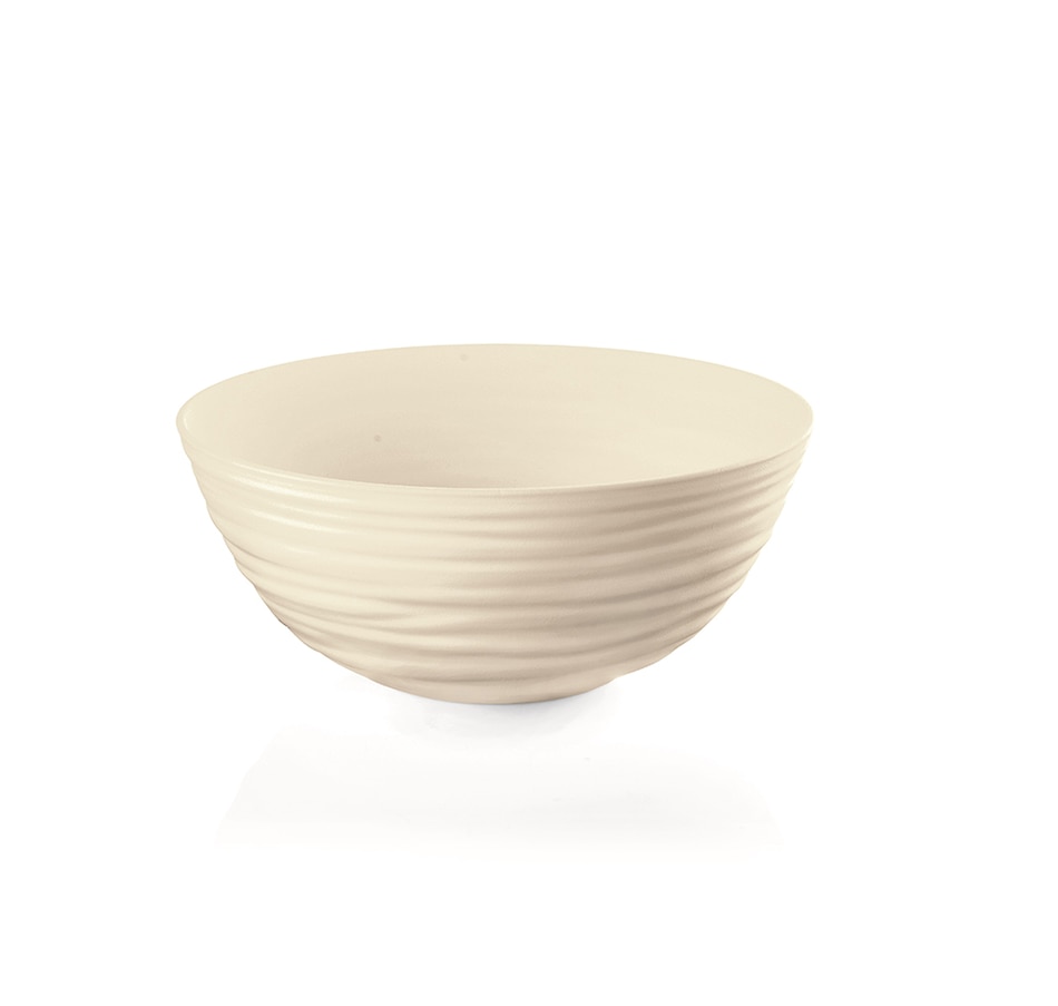 Image 717137_MKWHT.jpg, Product 717-137 / Price $31.50, Guzzini Tierra Large Bowl from Guzzini on TSC.ca's Kitchen department