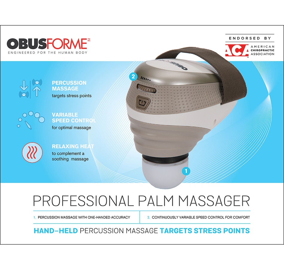Image 717249_ALTMORE9.jpg, Product 717-249 / Price $79.99, ObusForMe Professional Palm Massager from ObusForme on TSC.ca's Health & Fitness department