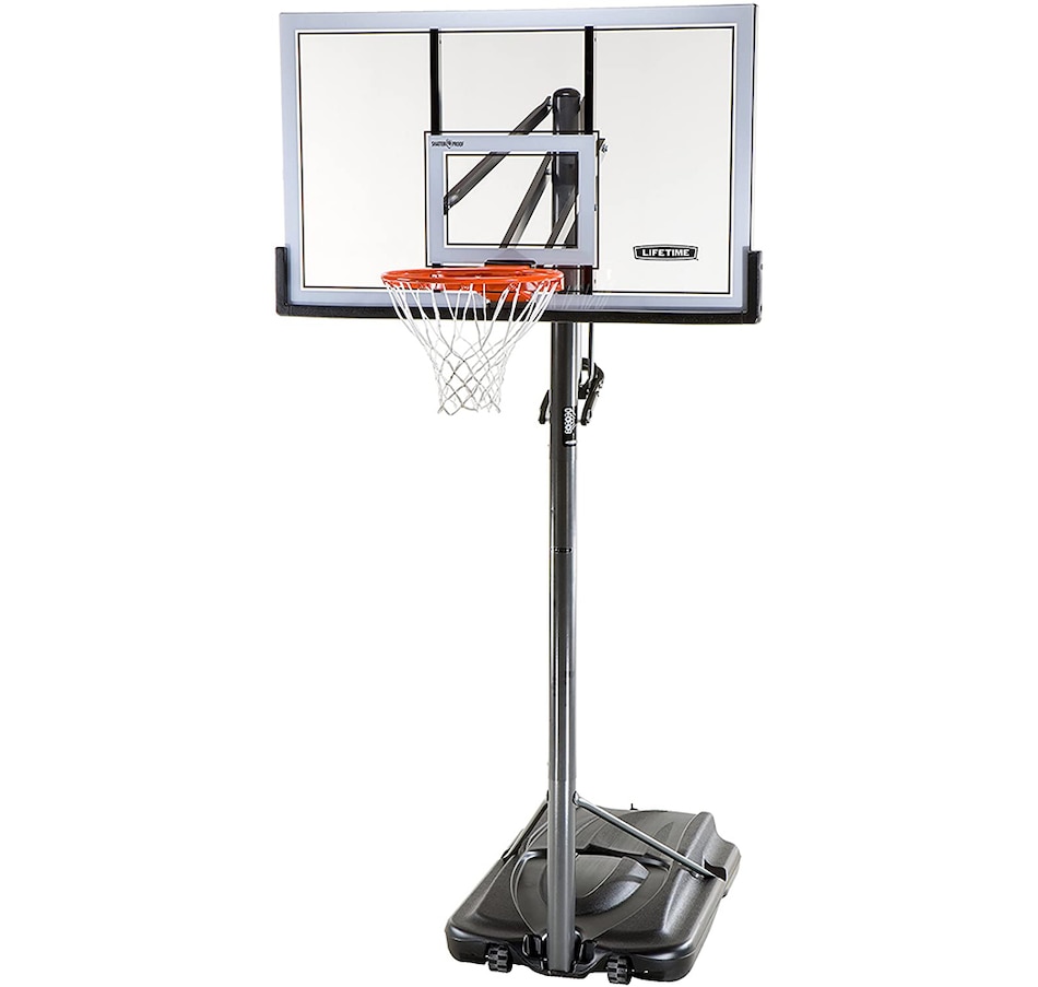 Image 717250.jpg, Product 717-250 / Price $899.99, Lifetime XL Portable Basketball New With Pump Lift And 54" Acrylic Backboard from Lifetime on TSC.ca's Health & Fitness department