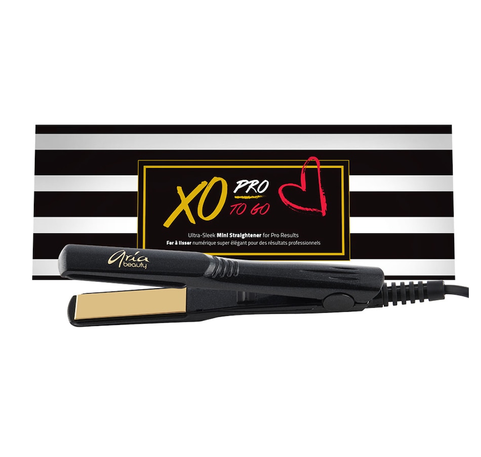 Image 717353.jpg, Product 717-353 / Price $59.99, Aria Xo Beauty Pro To Go Mini Straightener from Aria Beauty on TSC.ca's Beauty department