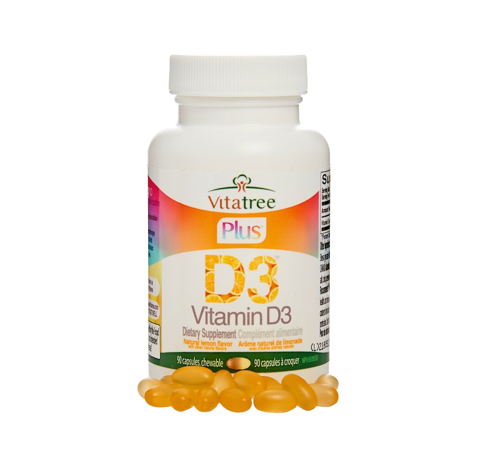 tsc.ca Vitatree Plus Vitamin D3 Chewables 1 Bottle