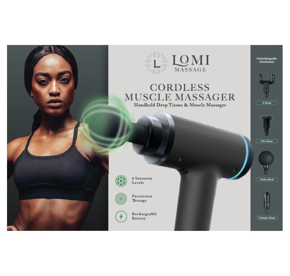 Health & Fitness - Personal Health Care - Massagers & Heating - Lomi Multi  Speed Percussion Massager With Accessories - Online Shopping for Canadians