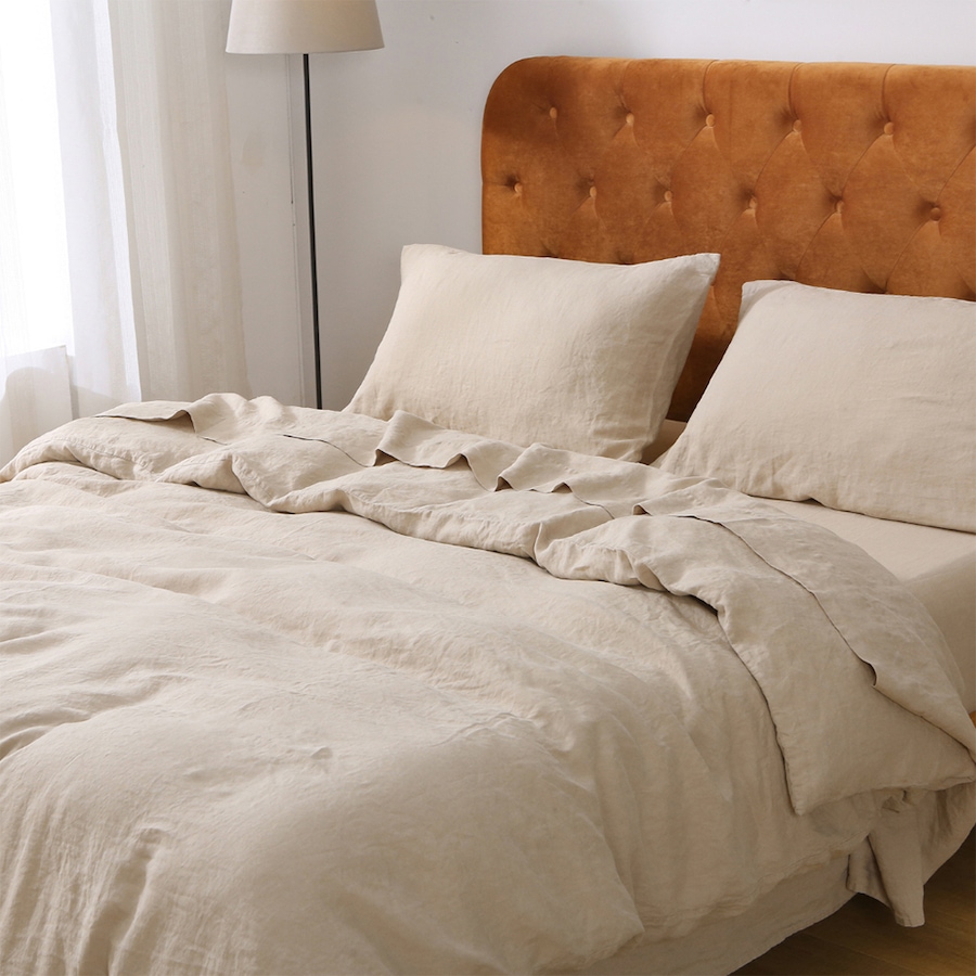 Image 717539_KHA.jpg, Product 717-539 / Price $299.99 - $419.99, Highland Feather French Linen Duvet Cover Set from Highland Feather on TSC.ca's Home & Garden department