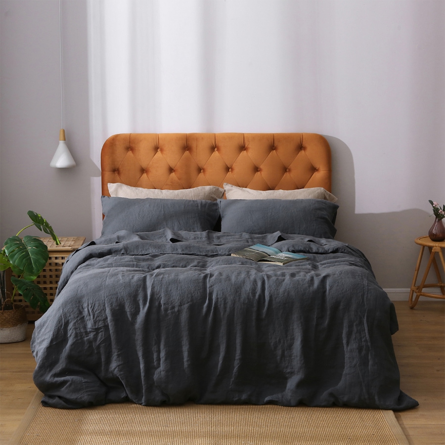Image 717539_SGY.jpg, Product 717-539 / Price $299.99 - $419.99, Highland Feather French Linen Duvet Cover Set from Highland Feather on TSC.ca's Home & Garden department
