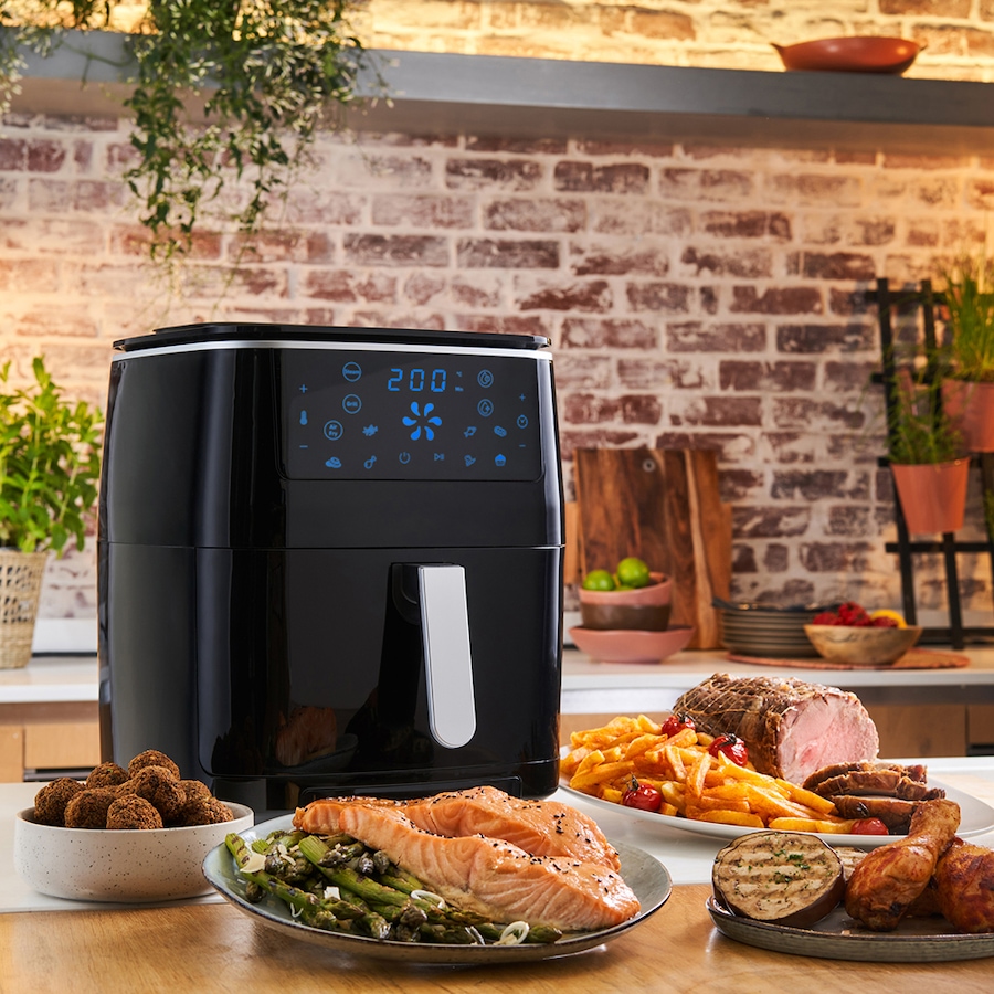 Image 717563_ALTMORE3.jpg, Product 717-563 / Price $249.00, T-fal Easy Fry Grill and Steam Large Air Fryer from T-Fal on TSC.ca's Kitchen department