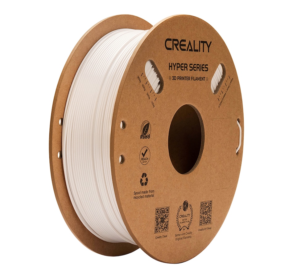 Image 717594.jpg, Product 717-594 / Price $29.99, Creality Hyper Series PETG 3D Printing Filament (1 kg, white) from Creality on TSC.ca's Electronics department
