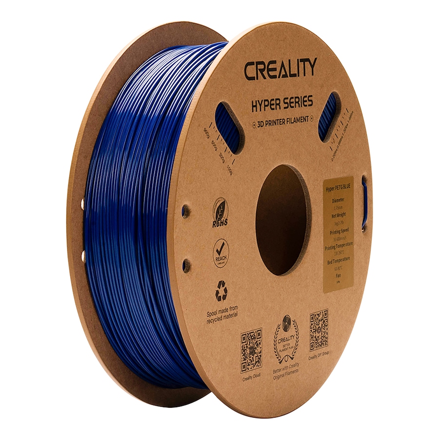 Image 717599.jpg, Product 717-599 / Price $29.99, Creality Hyper Series PETG 3D Printing Filament (1 kg, blue) from Creality on TSC.ca's Electronics department