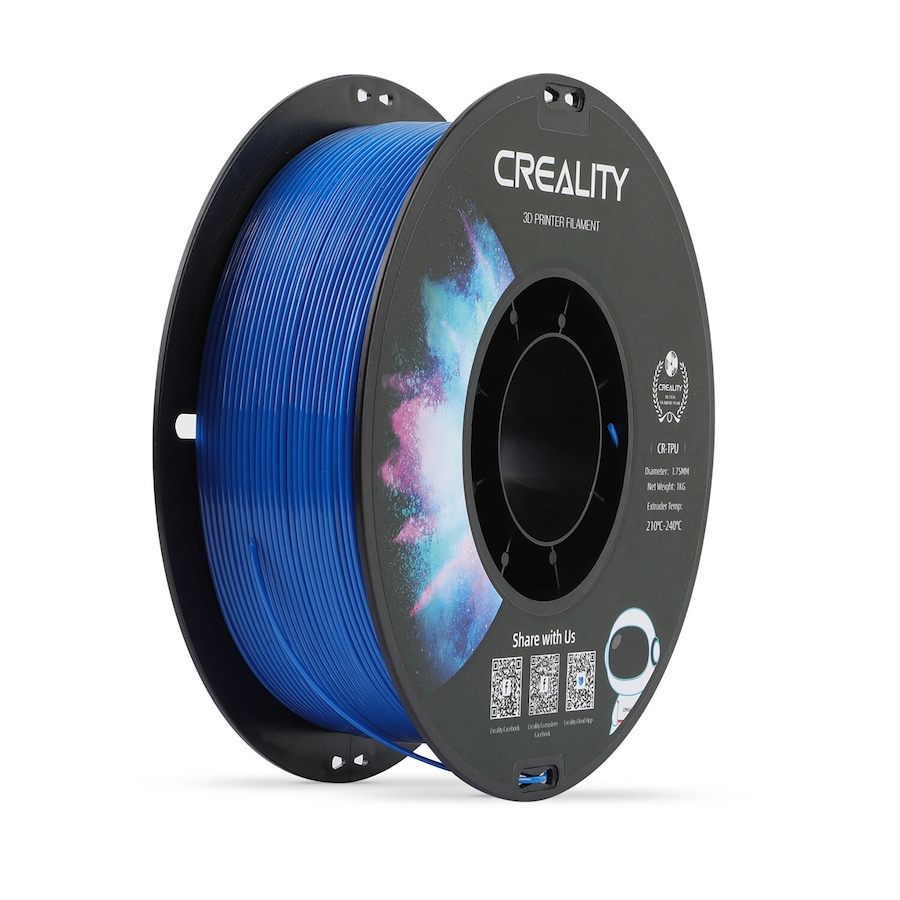 Image 717604.jpg, Product 717-604 / Price $39.99, Creality CR-TPU 3D Printing Filament (1 kg, blue) from Creality on TSC.ca's Electronics department