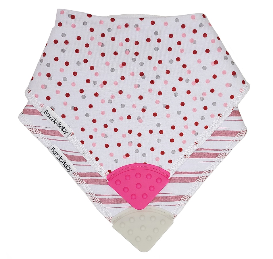 Image 717609_ALTMORE1.jpg, Product 717-609 / Price $16.99, Bazzle Baby Banda Bib Teether (2-pack) from Bazzle Baby on TSC.ca's Health & Fitness department