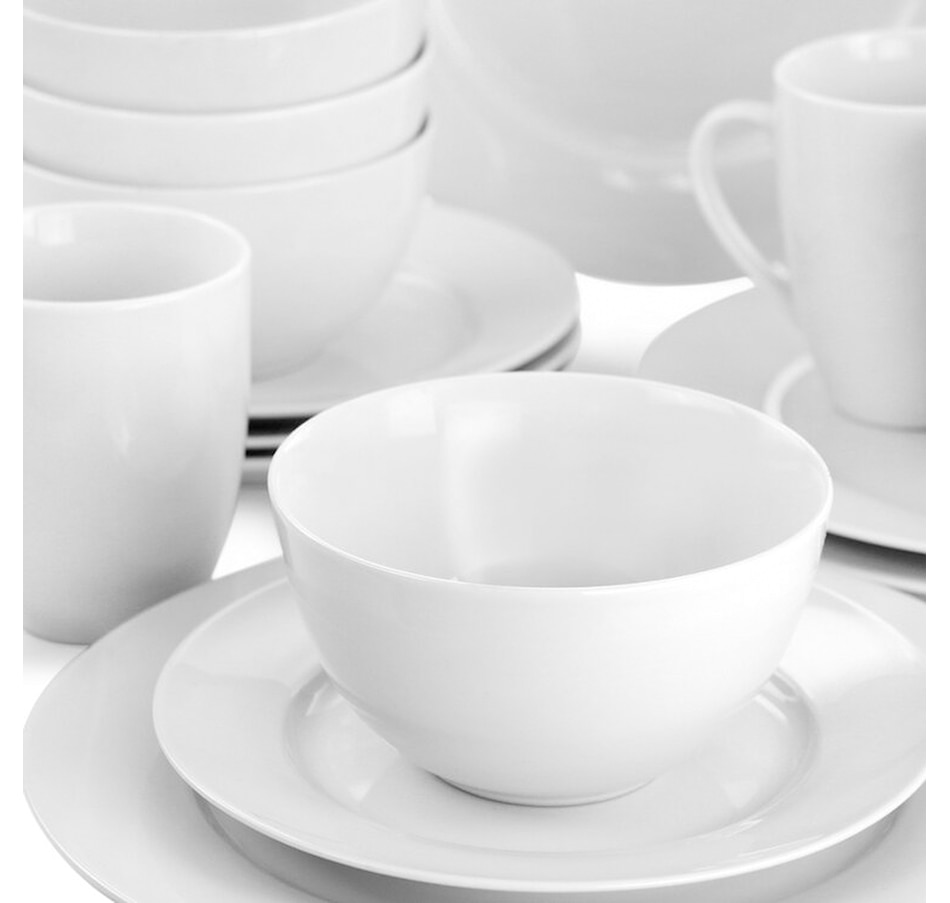 Image 717698_ALTMORE4.jpg, Product 717-698 / Price $54.99, Gibson Home Classic Pearl Rim 16-Piece Fine Ceramic Dinnerware Set from Gibson Dinnerware on TSC.ca's Kitchen department