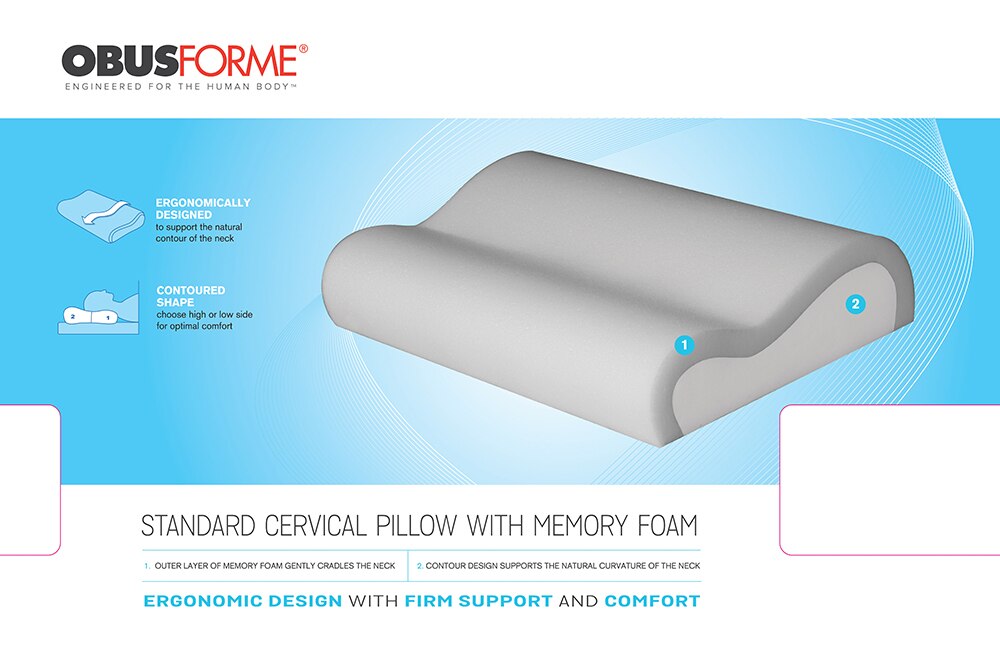 Obusforme comfort best sale contour pillow