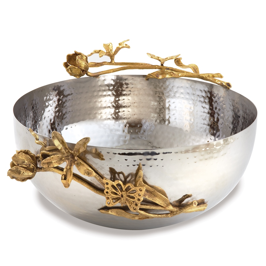 Image 717781.jpg, Product 717-781 / Price $219.00, Elegance Gold Butterfly Bowl 11" from Elegance Tableware on TSC.ca's Kitchen department