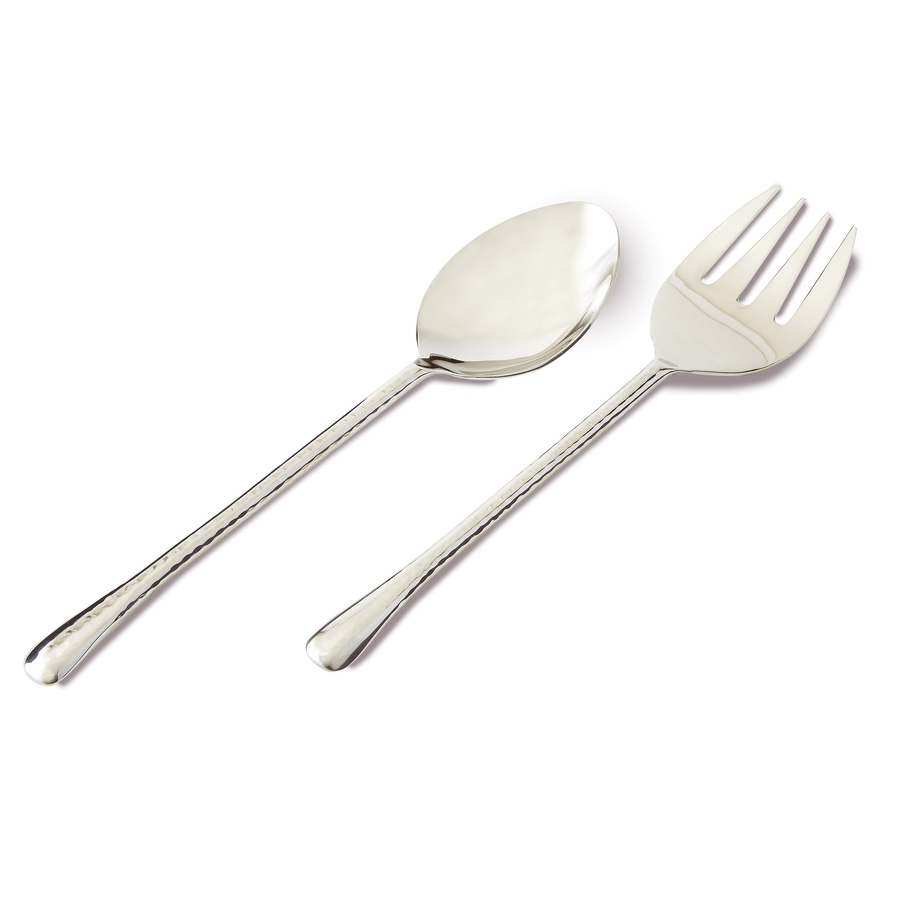 Image 717827.jpg, Product 717-827 / Price $51.99, Elegance Hammered Salad Set from Elegance Tableware on TSC.ca's Kitchen department
