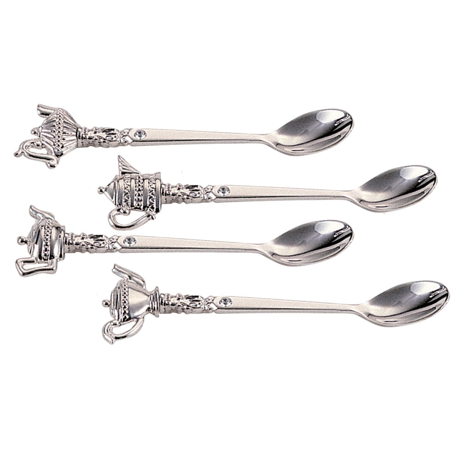 Image 717871.jpg, Product 717-871 / Price $50.00, Elegance Teapot Spoons with Crystals (Set of 4) from Elegance Tableware on TSC.ca's Kitchen department