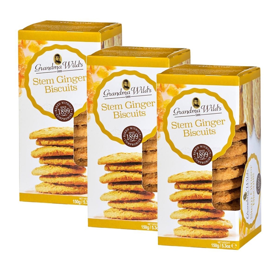 Image 717888.jpg, Product 717-888 / Price $24.99, Grandma Wild's Stem Ginger Biscuits (150g, 3-Pack) from Dolce & Gourmando on TSC.ca's Kitchen department
