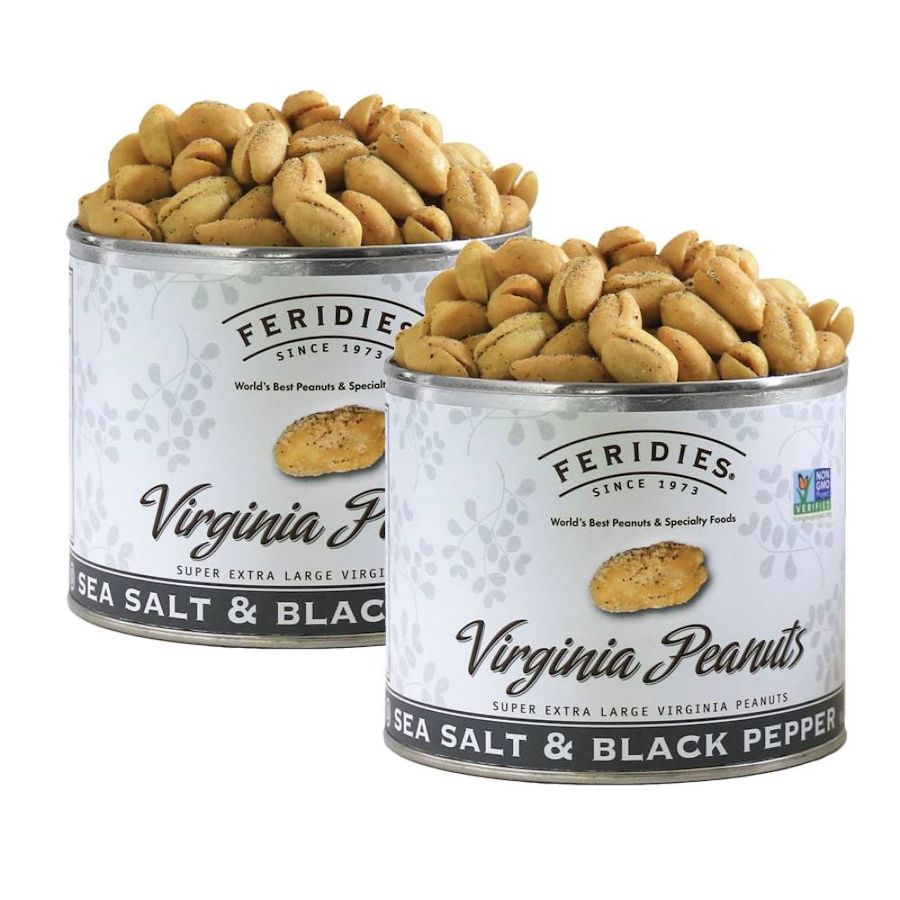 Image 717893.jpg, Product 717-893 / Price $24.99, Feridies Sea Salt & Cracked Pepper Virginia Peanuts (255g, 2-Pack) from Feridies on TSC.ca's Kitchen department