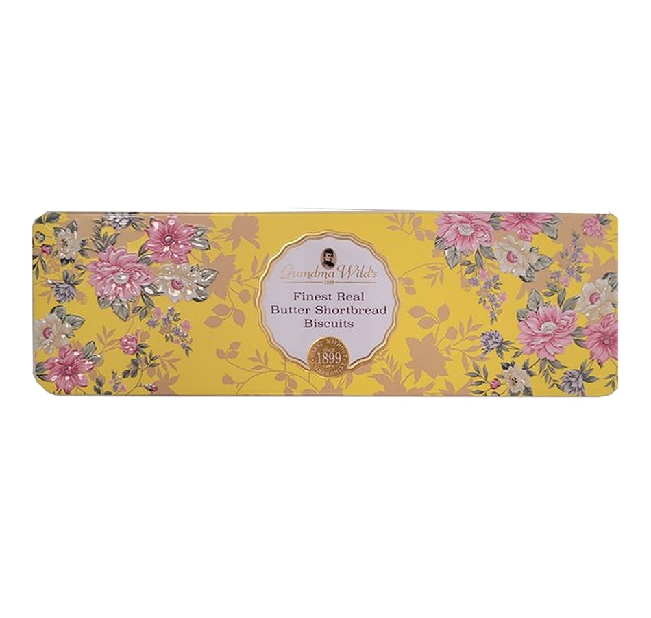 Image 717919.jpg, Product 717-919 / Price $26.99, Grandma Wild's Victorian Floral Tin with Buttery Shortbread (150 g) from Dolce & Gourmando on TSC.ca's Kitchen department