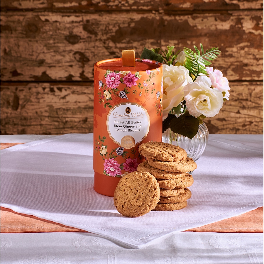 Image 717922_ALTMORE1.jpg, Product 717-922 / Price $21.95, Grandma Wild's Victorian Floral Tube with Stem Ginger and Lemon Biscuit (150g) from Dolce & Gourmando on TSC.ca's Kitchen department