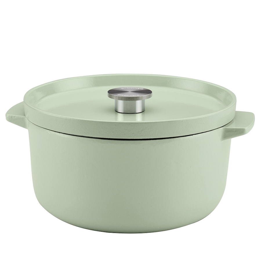 Image 717951.jpg, Product 717-951 / Price $249.99, KitchenAid 6-Quart Enamelled Cast-Iron Round Dutch Oven with Lid (pistachio) from KitchenAid on TSC.ca's Kitchen department