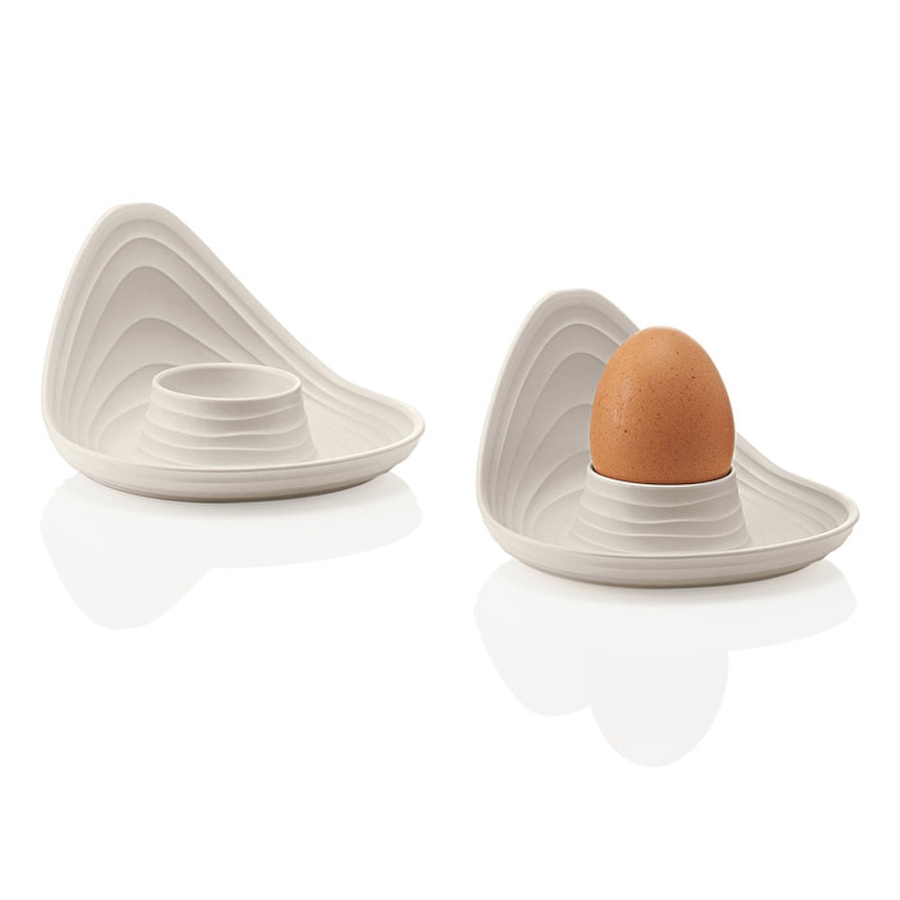Image 718003_MKWHT.jpg, Product 718-003 / Price $21.00, Guzzini Tierra Egg Cups (set of 2) from Guzzini on TSC.ca's Kitchen department