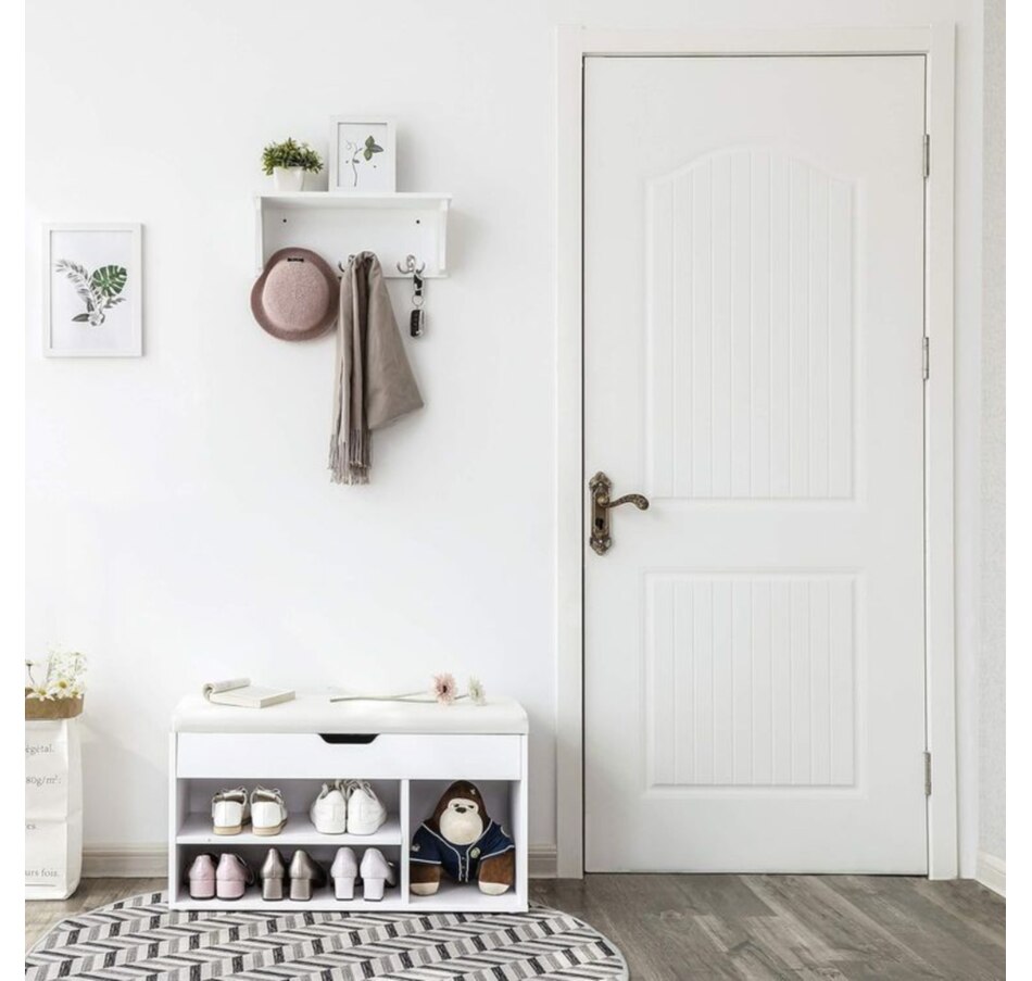 Image 718020_ALTMORE3.jpg, Product 718-020 / Price $109.99, Boutique Home Modern White Shoe Bench with Padded Seat and Storage from Boutique Home on TSC.ca's Home & Garden department