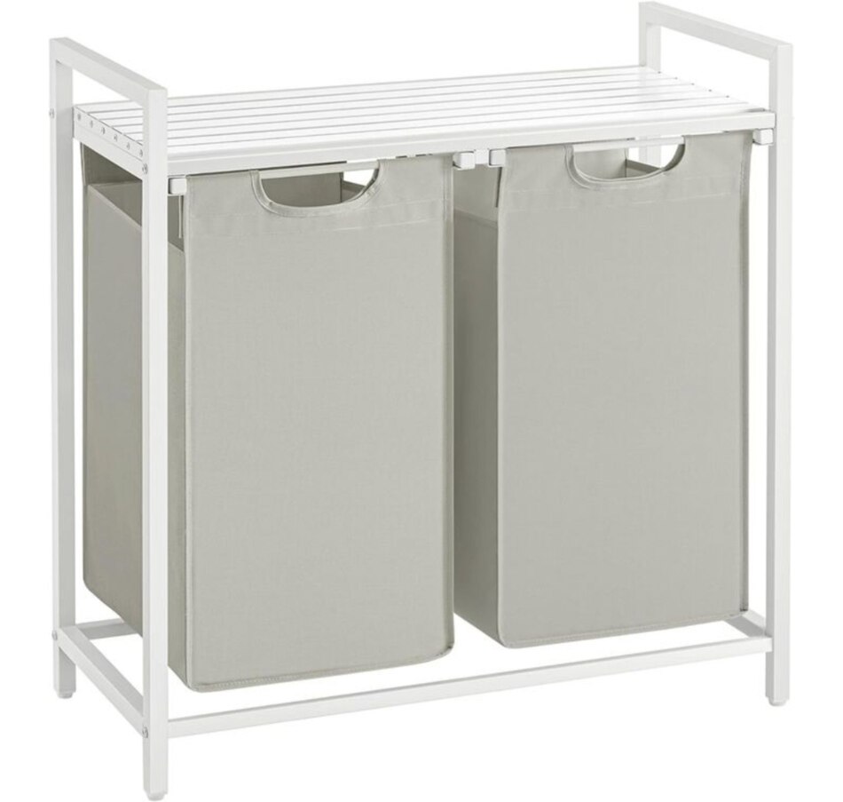 Image 718025.jpg, Product 718-025 / Price $74.99, Boutique Home Laundry Hamper with (2) Removable Bags (metal frame, white) from Boutique Home on TSC.ca's Home & Garden department