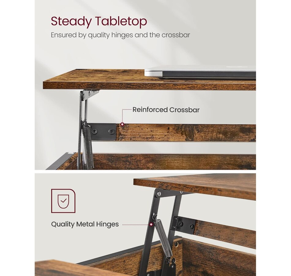 Image 718037_ALTMORE5.jpg, Product 718-037 / Price $179.99, Boutique Home Lift-Top Table Coffee Table for Living Room or Den with Open and Hidden Storage from Boutique Home on TSC.ca's Home & Garden department