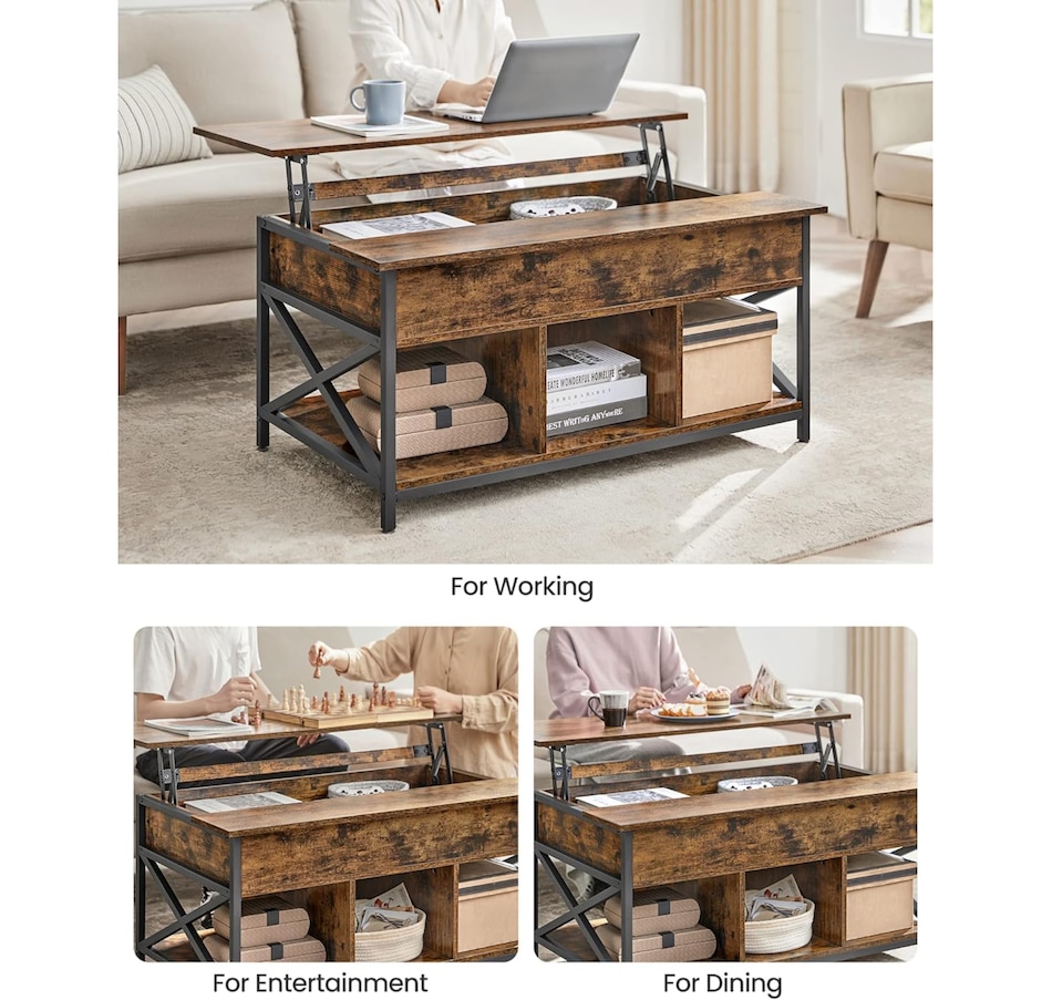 Image 718037_ALTMORE6.jpg, Product 718-037 / Price $179.99, Boutique Home Lift-Top Table Coffee Table for Living Room or Den with Open and Hidden Storage from Boutique Home on TSC.ca's Home & Garden department