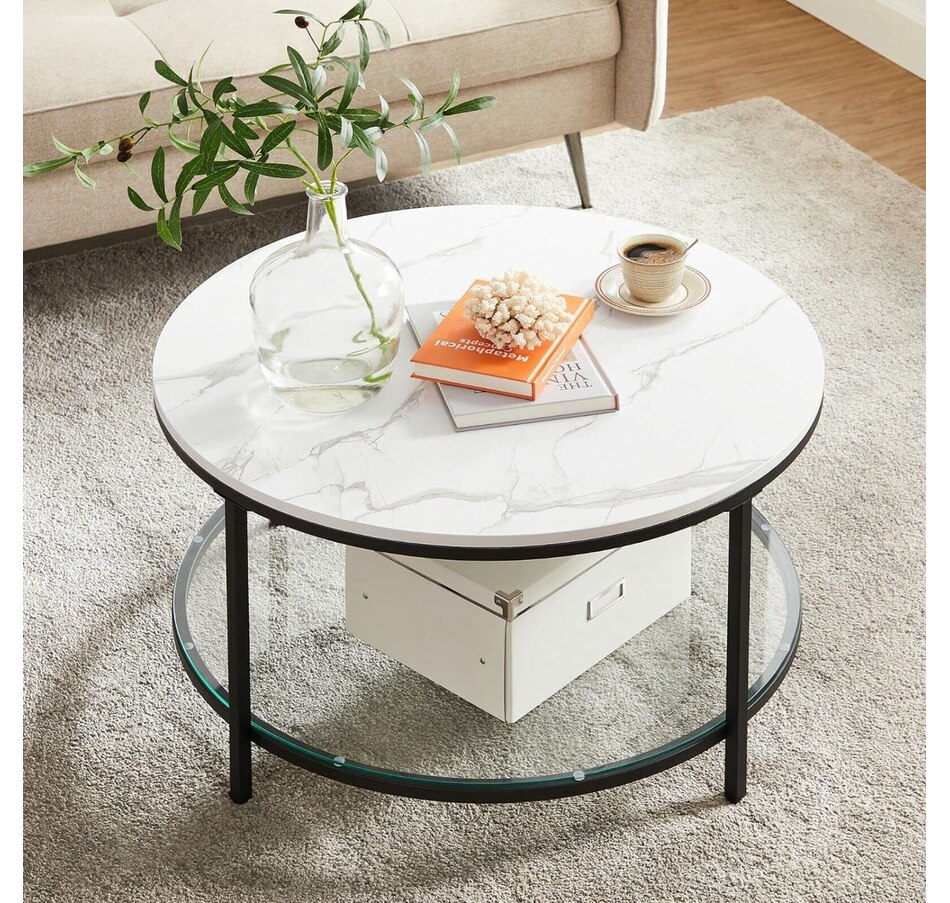 Image 718038_ALTMORE4.jpg, Product 718-038 / Price $129.99, Boutique Home Faux Marble White and Black Coffee Table from Boutique Home on TSC.ca's Home & Garden department