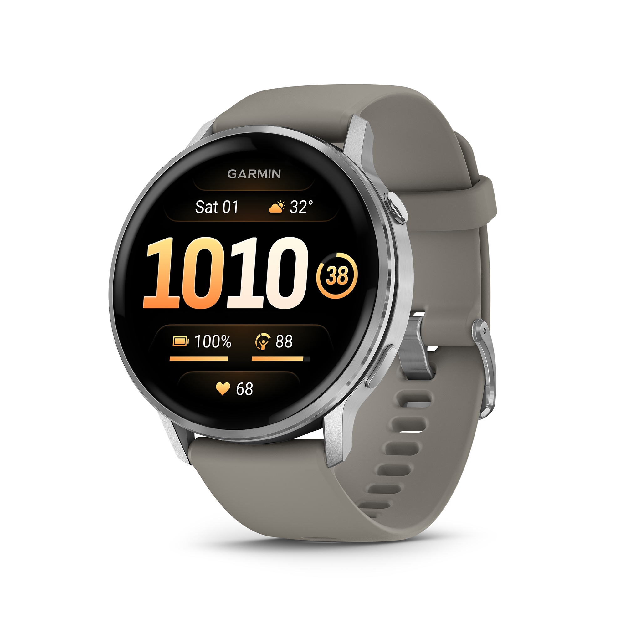 Garmin Venu 4 GPS Smartwatch 45 mm with Silicone Band - TSC.ca