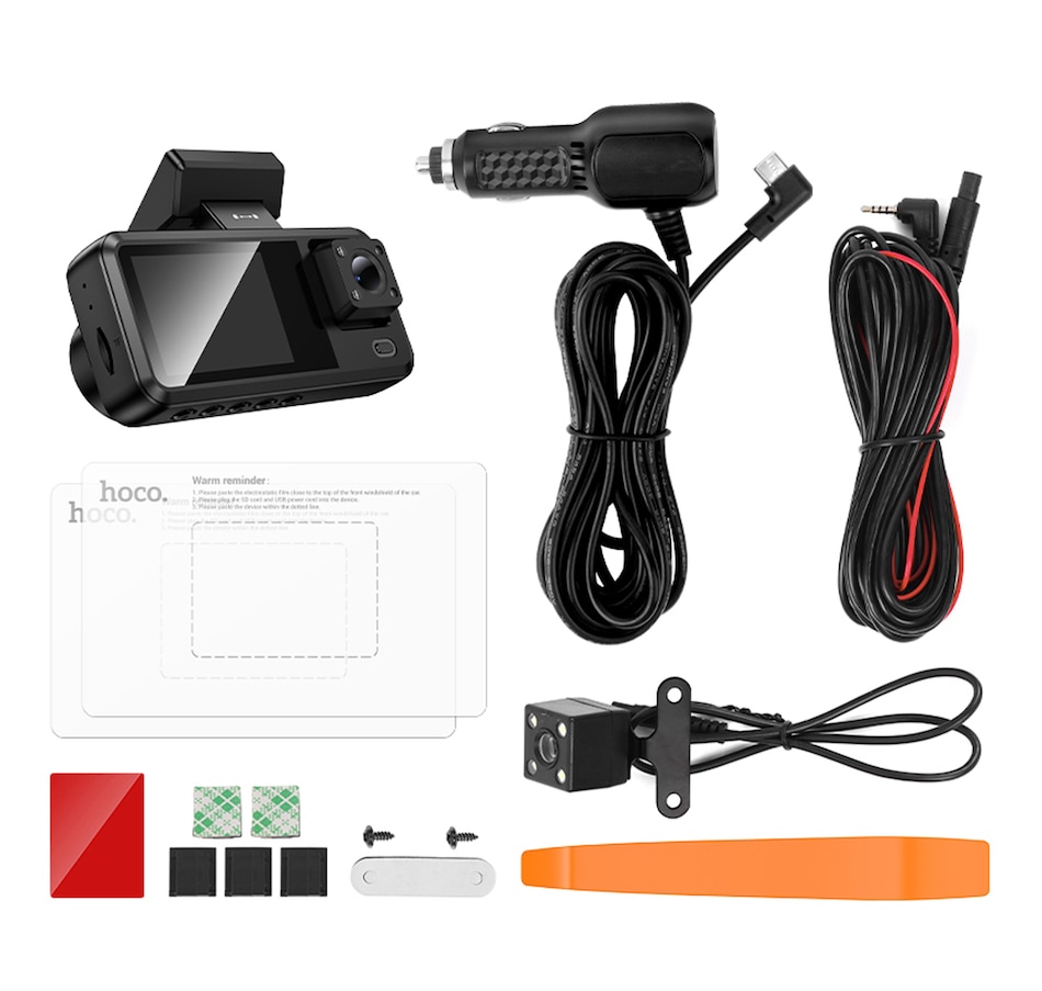 Image 718123_ALTMORE5.jpg, Product 718-123 / Price $149.99, HOCO DV-15 Multifunctional 3 Camera Dash Camera from HOCO on TSC.ca's Electronics department