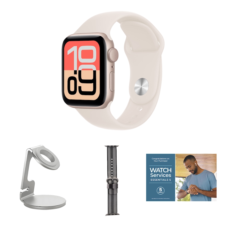 Image 718128_STAGE.jpg, Product 718-128 / Price $519.99, Apple Watch SE 3 GPS 40 mm S/M Bundle from Apple on TSC.ca's Electronics department