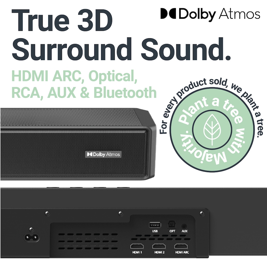 Image 718130_ALTMORE4.jpg, Product 718-130 / Price $329.99, Majority Sierra Plus 280W Soundbar from Majority on TSC.ca's Electronics department