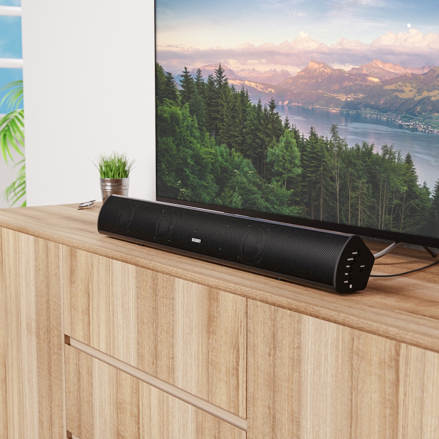 Image 718131_ALTMORE4.jpg, Product 718-131 / Price $109.99, Majority Teton Soundbar with Built-In Subwoofer  from Majority on TSC.ca's Electronics department