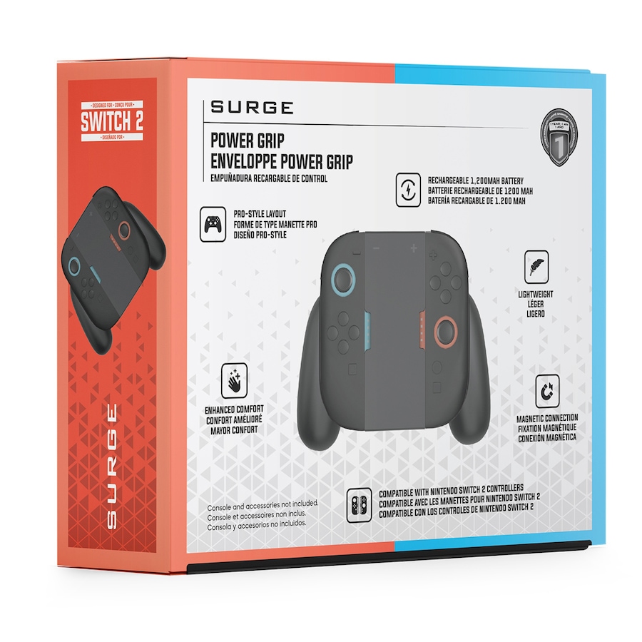 Image 718140_ALTMORE10.jpg, Product 718-140 / Price $39.99, Surge NS2A Joy-Con Power Grip with Built-In Battery from Surge on TSC.ca's Electronics department
