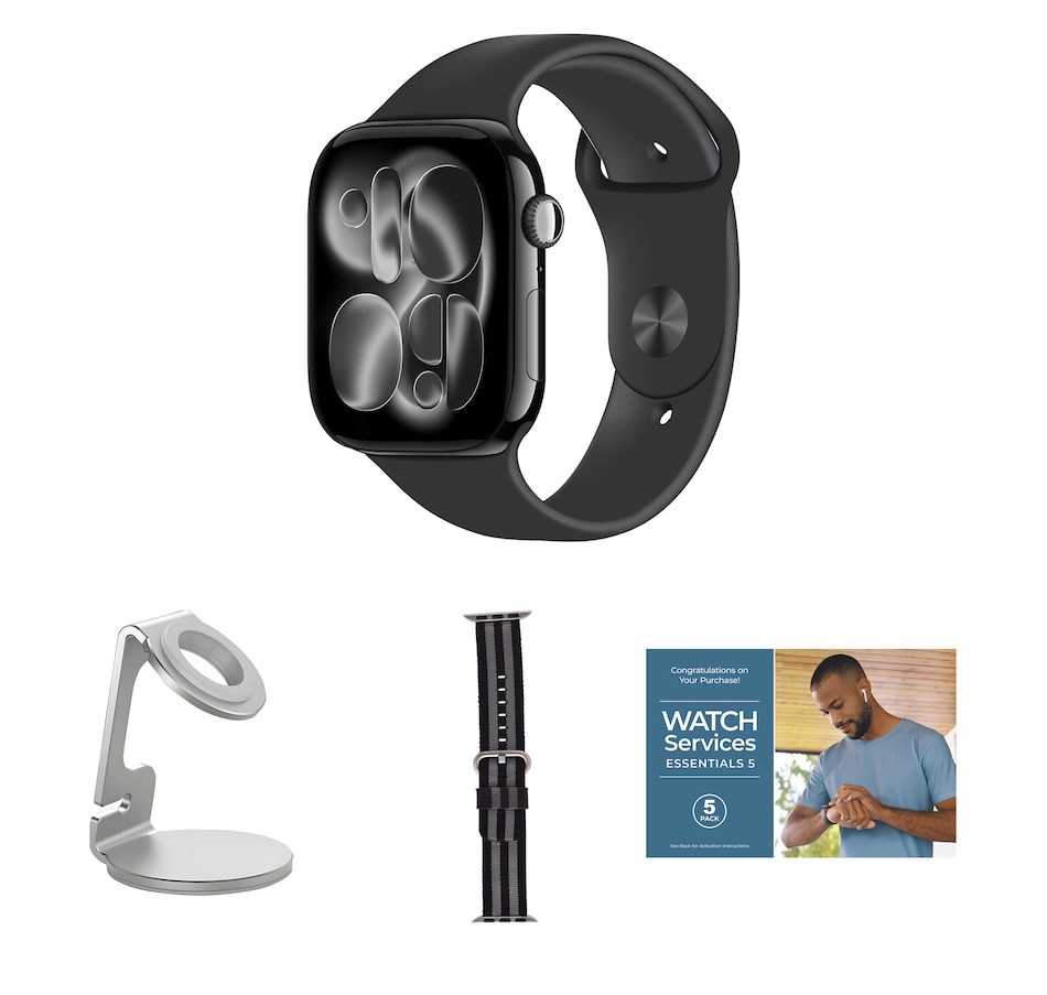 Image 718144_JETBK.jpg, Product 718-144 / Price $789.99, Apple Watch Series 11 GPS 42 mm S/M Bundle from Apple on TSC.ca's Electronics department