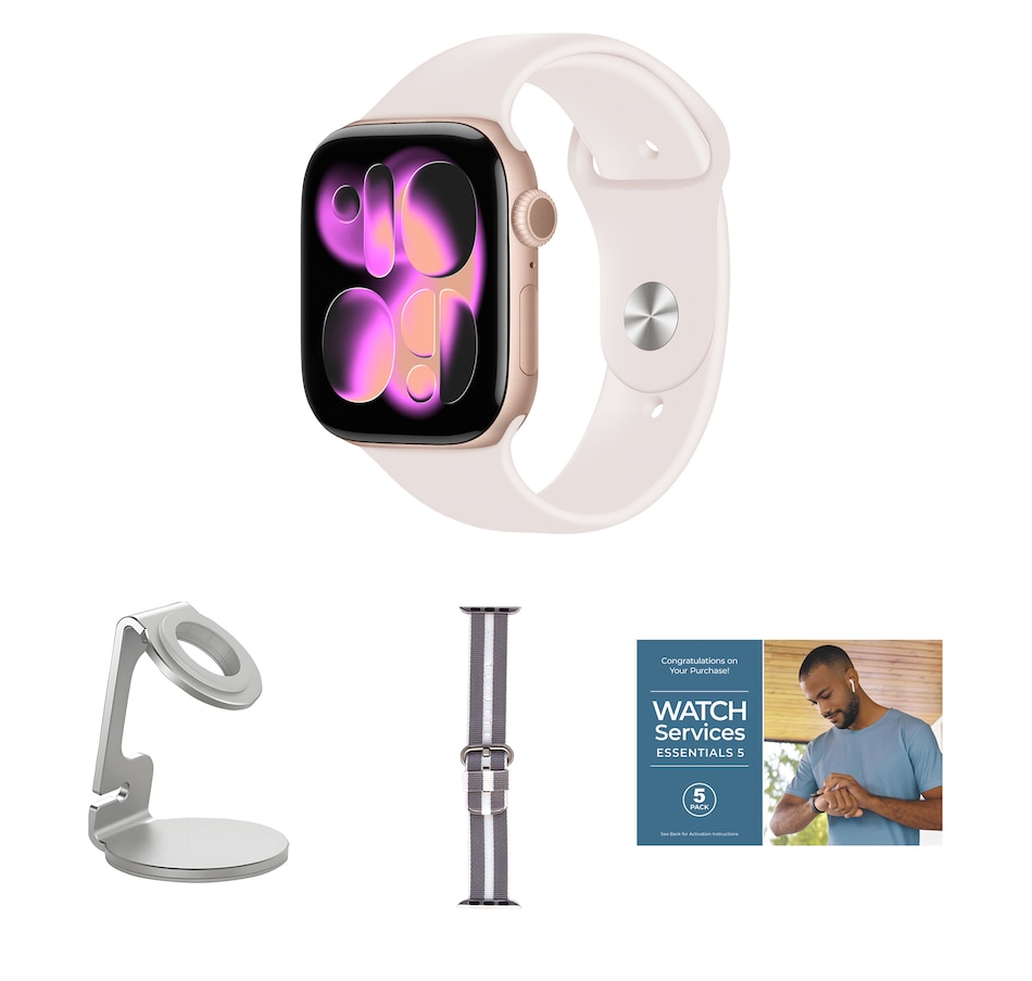Image 718144_RSGWE.jpg, Product 718-144 / Price $789.99, Apple Watch Series 11 GPS 42 mm S/M Bundle from Apple on TSC.ca's Electronics department