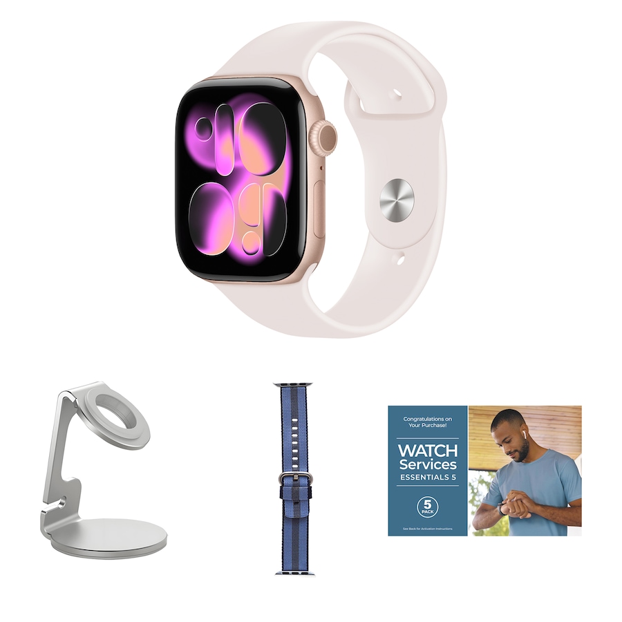 Image 718144_RSKBU.jpg, Product 718-144 / Price $789.99, Apple Watch Series 11 GPS 42 mm S/M Bundle from Apple on TSC.ca's Electronics department
